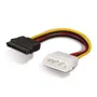 Aisens Cable de Alimentación Molex 4 Pin a SATA 15 Pines 16cm A131-0158